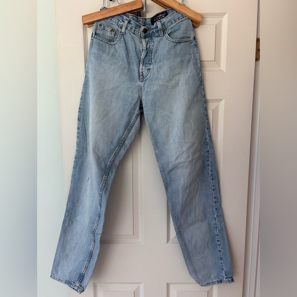 Eddie Bauer Light Blue Denim button fly Jeans